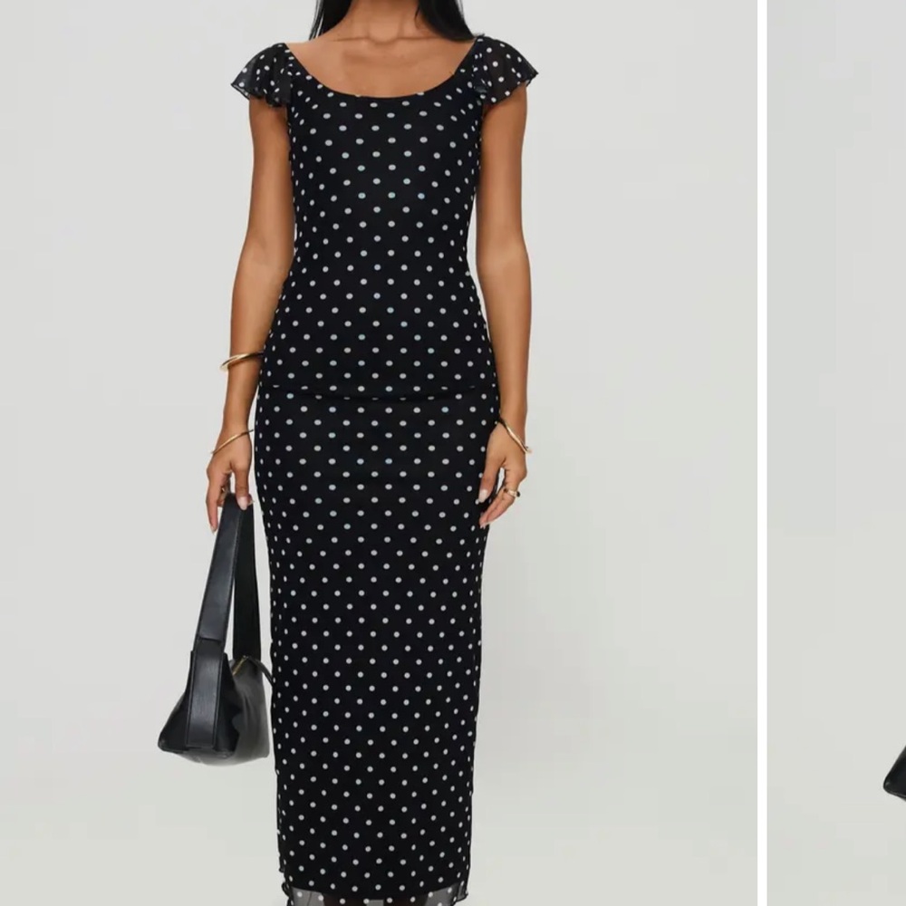 Black Polka Dot Dress